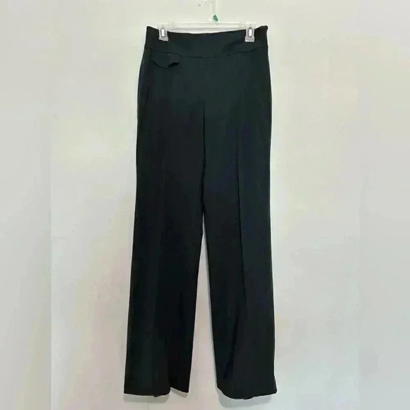 Akris Punto Womens US 6 Wool Double-Face Bootcut Pants Gray with side Zipper - Picture 5 of 6